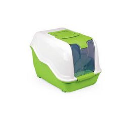 Туалет-бокс с фильтром NETTA MAXI для кошек, 66x49x50 см, зеленый