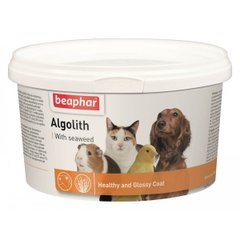 Алголит Algolith Beaphar витаминно-минеральная смесь для усиления окраски с водорослями, 250г