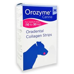 Орозим M Orozyme жувальні смужки для собак середніх порід вагою від 10 до 30 кг