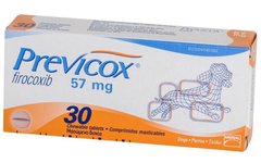 Превикокс 57 мг PREVICOX нестероидное противовоспалительное средство для собак, 30 таблеток