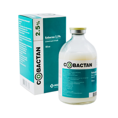 Кобактан Cobactan 2,5% для крупного рогатого скота и свиней, 100 мл