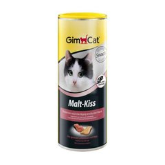 Джимпет GIMPET Malt Kiss для выведения шерсти из желудка кошек, 600 таблеток