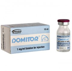 Домитор 0,1% для получения седативного эффекта и аналгезии у собак и кошек, 10 мл