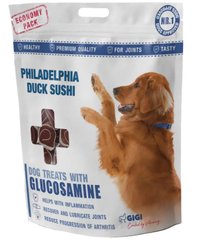 Лакомство Роллы Филадельфия из утки Philadelphia Duck Sushi Gigi для собак, 85г