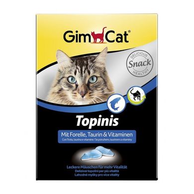 Джимпет Топініс GIMPET форель вітаміни для кішок, 190 шт