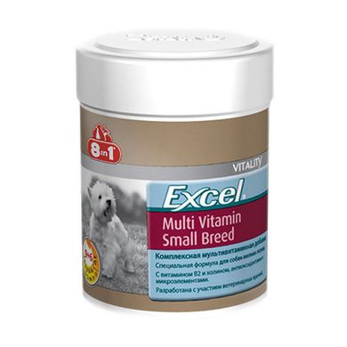 Мультивитамины Excel Small Breed для собак мелких пород, 70 таблеток