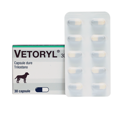 Веторил (трилостан) для собак при синдроме Кушинга, 30 мг