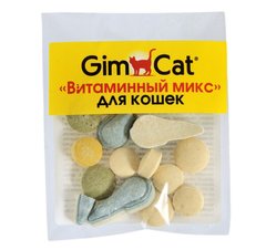 Витаминный микс ДжимКет GimCat для кошек, 12 табл