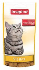 Вит Битц Vit-Bits Beaphar подушечки с мультивитаминной пастой для кошек, 35г
