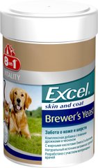 Харчова добавка Excel Brewers Yeast дріжджі з часником для собак та котів, 140 таблеток
