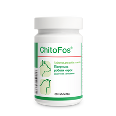 ХитоФос Долфос, для поддержки функции почек у собак и кошек, 60 таблеток