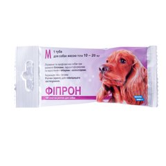 Фіпрон M 100 спот-он краплі для собак вагою 10-20 кг, 1,34 мл