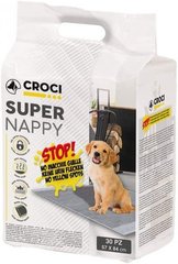 Пеленки Super Nappy Croci с активированным углем для собак 84*57 см, 30шт/уп.