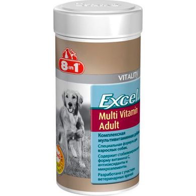 Мультивітаміни Ексель Excel ADULT для дорослих собак, 70 таблеток