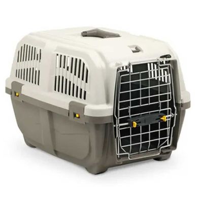 Переноска Скудо 1 SKUDO 1 для кішок і собак вагою до 12 кг, металеві двері, 48*31,5*31см