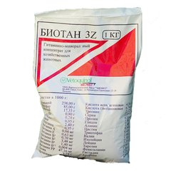 Биотан 3Z Биовет витаминно-минеральная добавка для животных, 1кг
