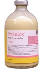 Сінулокс SYNULOX ін'єкційний антибактеріальний препарат широкого спектру дії, 40 мл