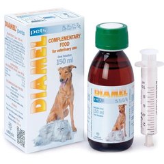 Диамел Пэтс Diamel Pets для поддержания уровня глюкозы у собак и кошек, 150мл