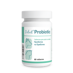 Пробиотик Долфос, симбиотик для ЖКТ собак и кошек, 60 таблеток