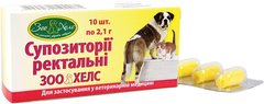 Ректальные суппозитории ЗооХелс для собак и кошек при параанальном синусите, проктите, 10 шт.