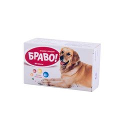 Вітаміни та мінерали Браво Артеріум для собак великих порід, 100 табл.
