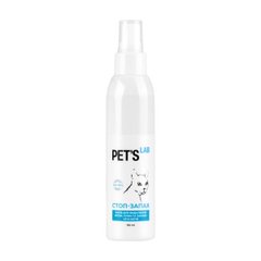 Стоп-запах Pet's Lab средство для удаления меток, пятен и запаха мочи кошек, 150мл