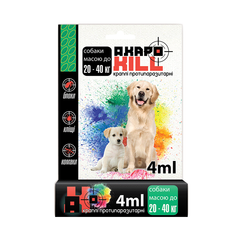 АкароКилл капли противопаразитарные для собак весом 20-40 кг, 1 пипетка по 4мл
