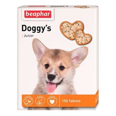Доггис Юниор Doggy's Junior Beaphar лакомство для щенков, 150 табл