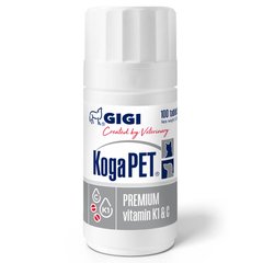 Когапет KogaPET Gigi харчова добавка при анемії, дефіциті вітаміну K1, отруєнні родентицидами, 100таб